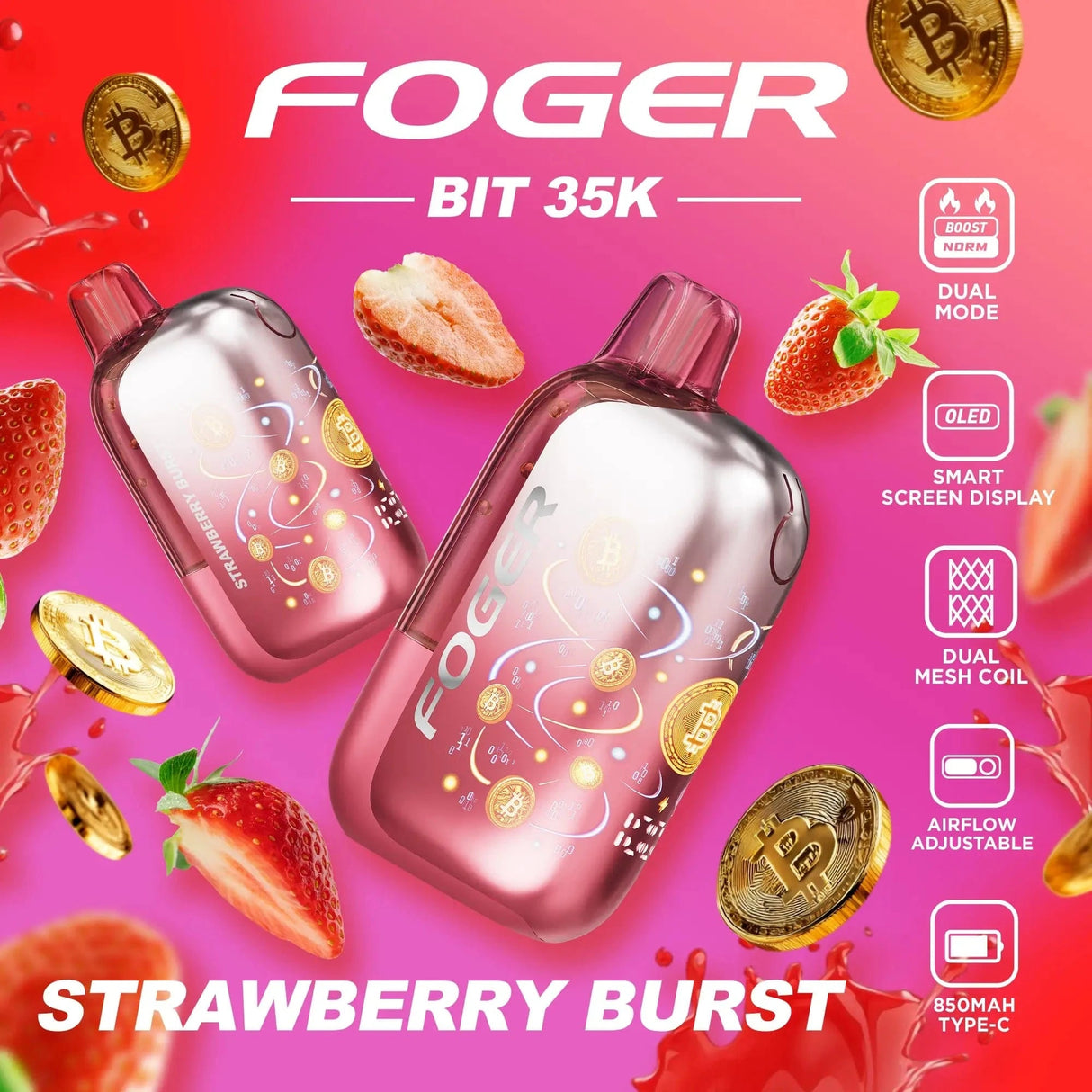 Foger Bit 35K Vape Disposable - 35,000 Puffs
