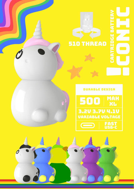 Iconic Comic Cartridge Battery 510 Thread