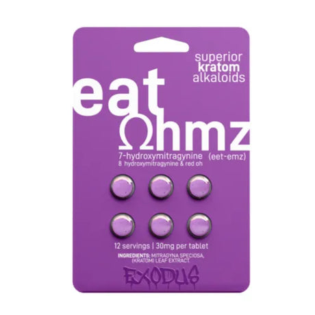 Eat Ohmz Kratom 7-Hydroxymitragynine Extract Tablets