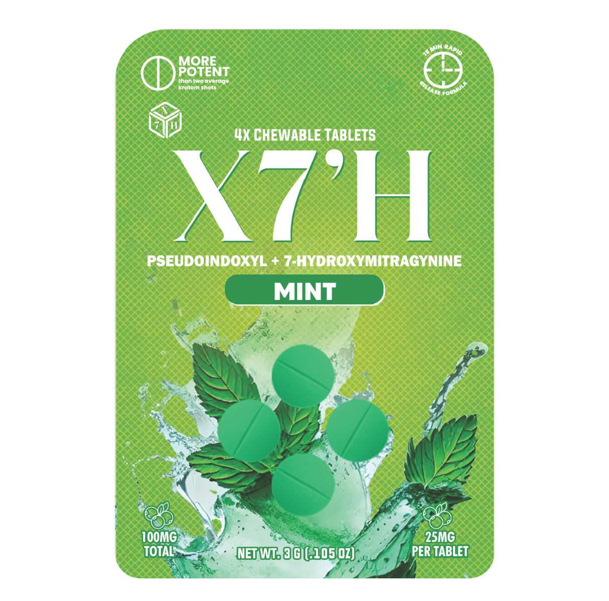 X7’H Chewable Tablets - 100mg
