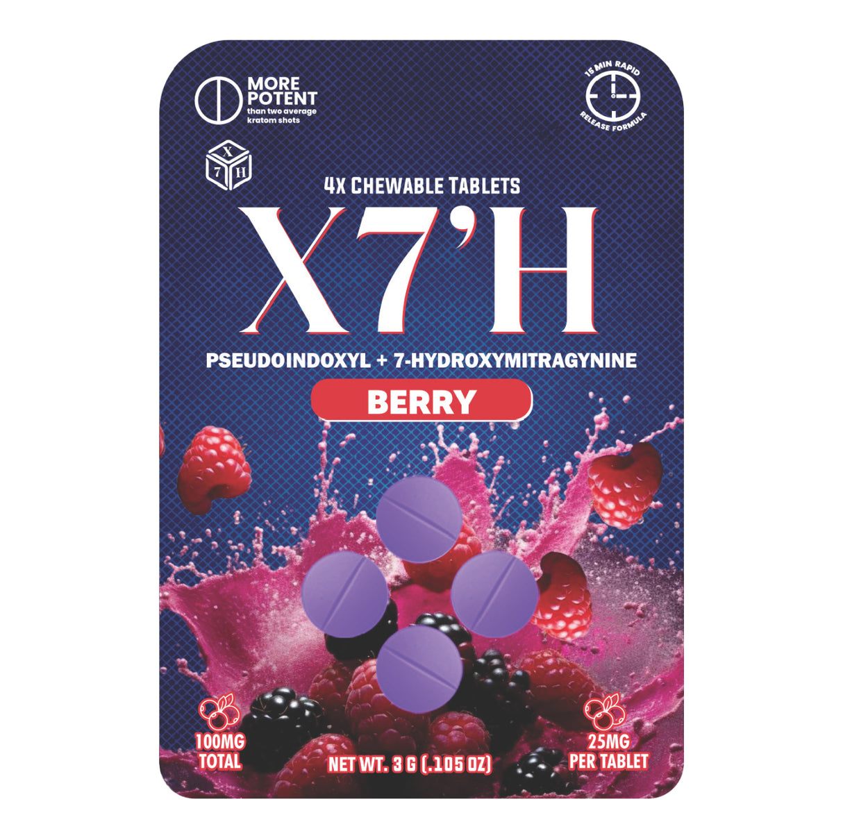 X7’H Chewable Tablets - 100mg