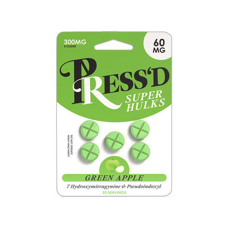 Press'D Super Hulks 7 Hydroxy Kratom Tablets