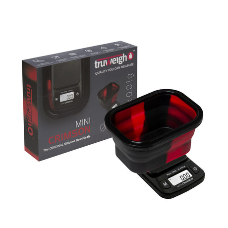 Truweigh Silicon Bowl Scale Mini Crimson