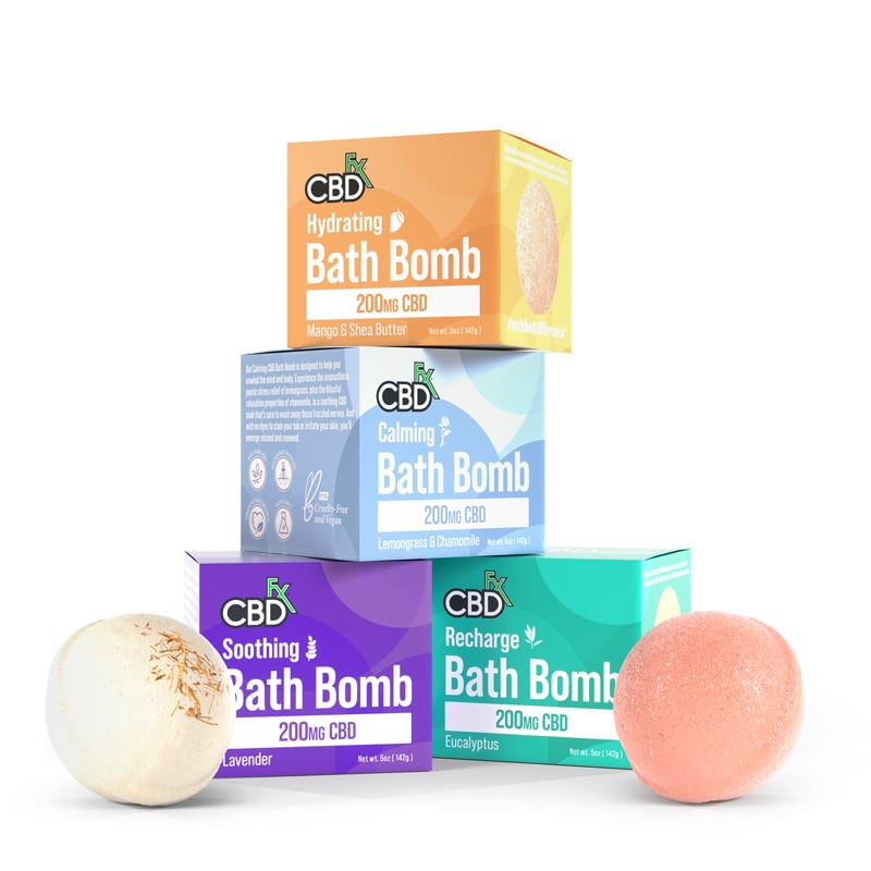 CBDfx Bath Bomb