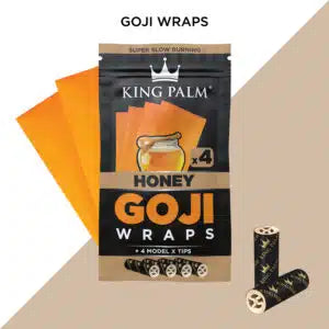 King Palm Goji Blunt Wraps + Tips