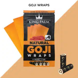King Palm Goji Blunt Wraps + Tips