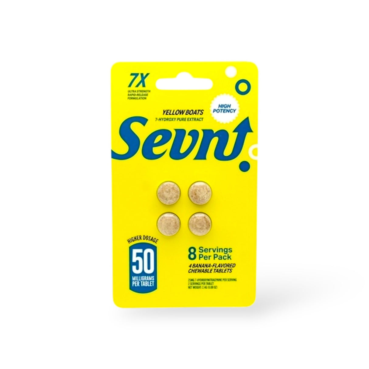 Sevn 7-Hydroxy Pure Extracts Chewable Tablets
