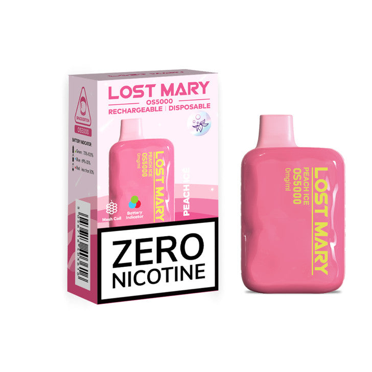 Lost Mary OS5000 Zero Nicotine Disposable Vape - 5,000 Puffs