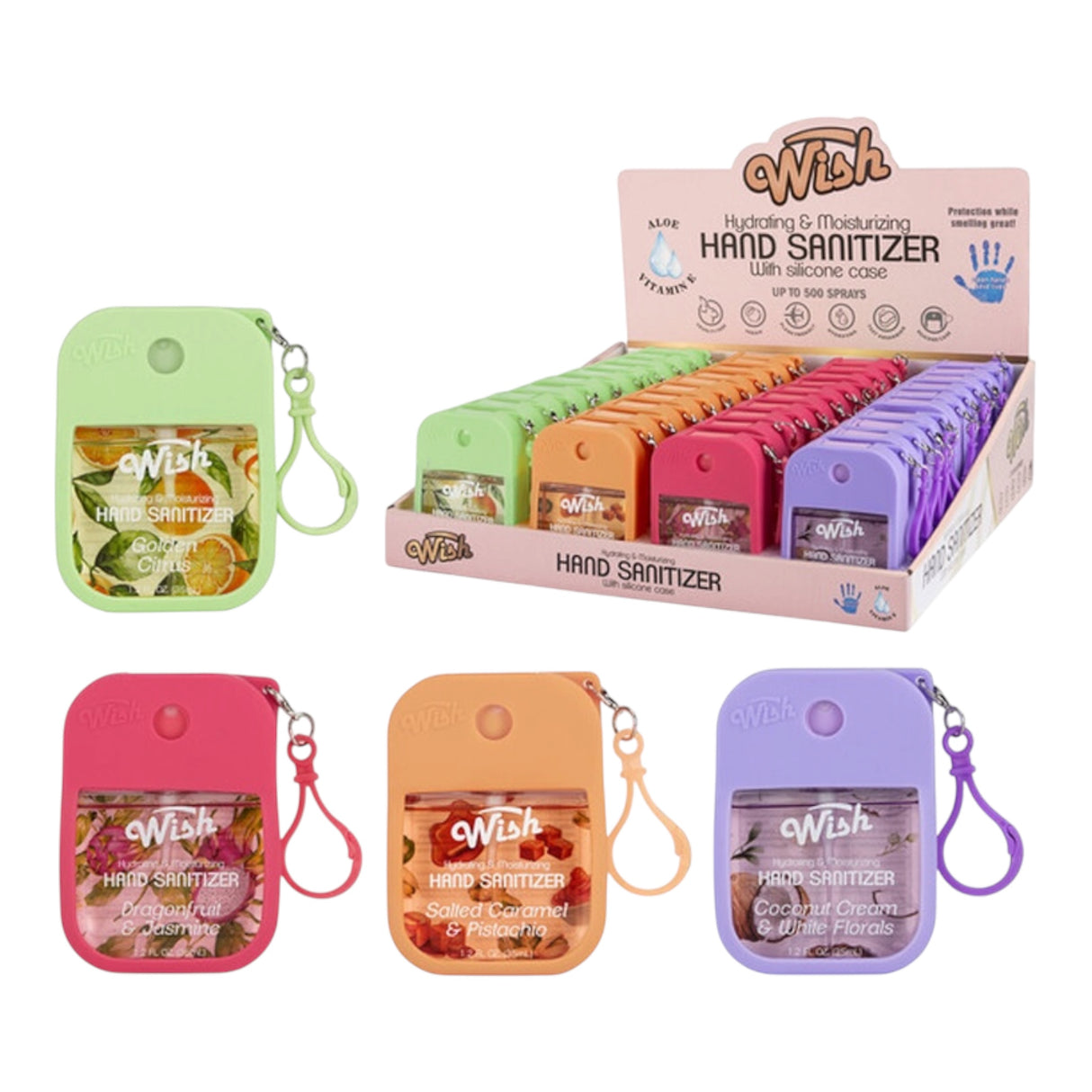Wish Hydrating & Moisturizing Hand Sanitizer Travel Size