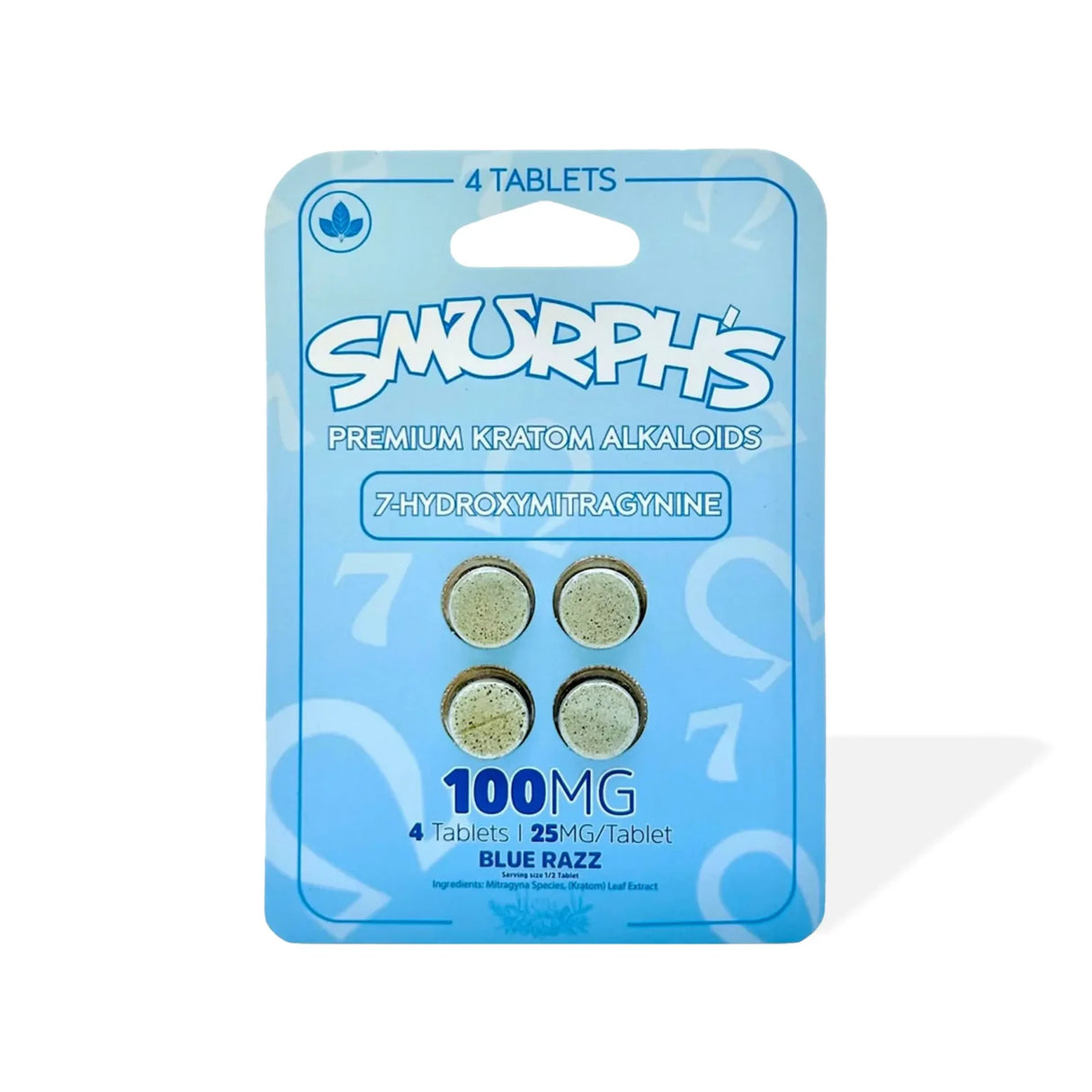 Smurph’s 7-Hydroxy Kratom Leaf Extract Chewable Tablets