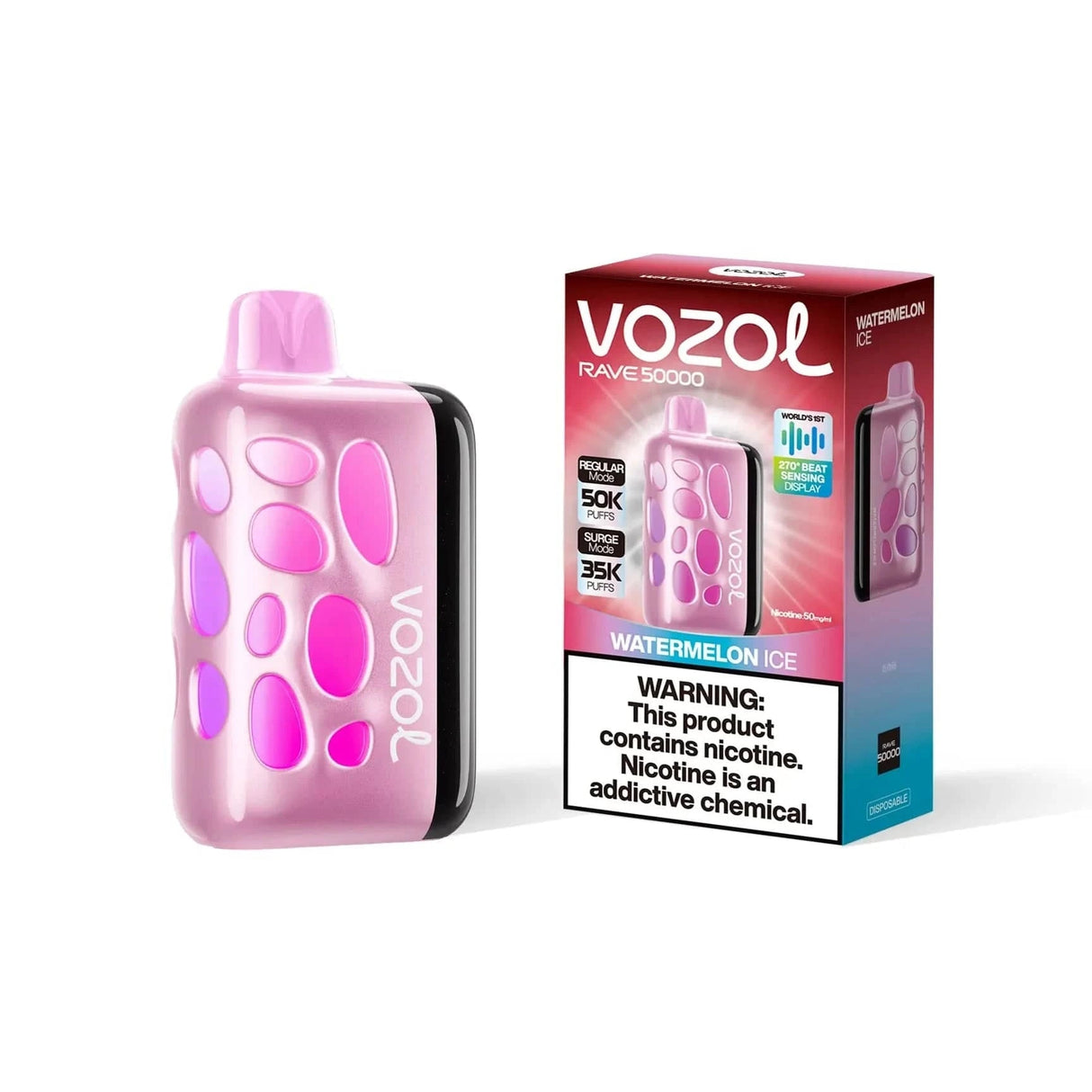 Vozol Rave Vape Disposable - 50,000 Puffs