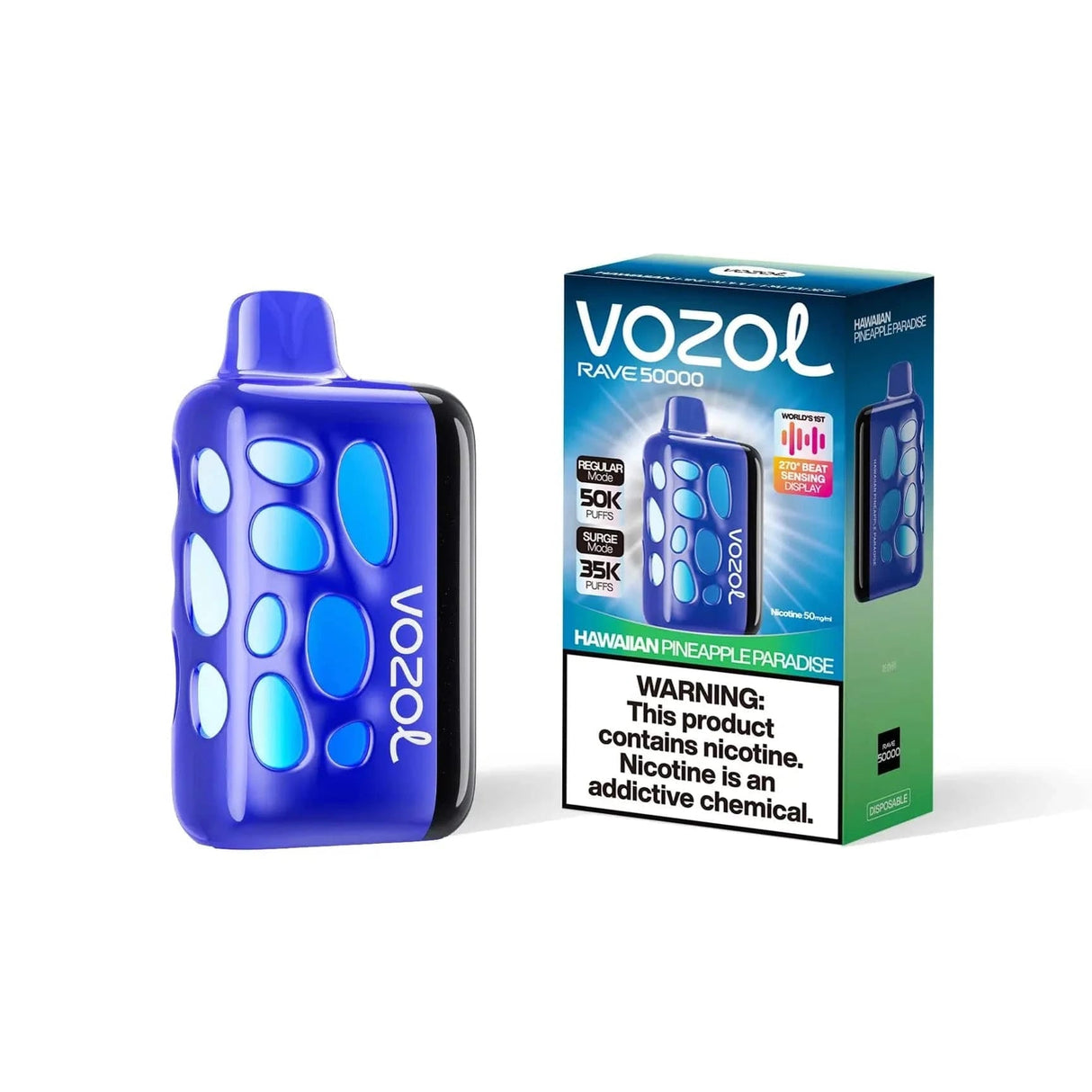 Vozol Rave Vape Disposable - 50,000 Puffs