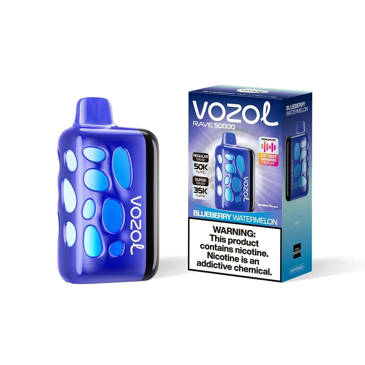 Vozol Rave Vape Disposable - 50,000 Puffs