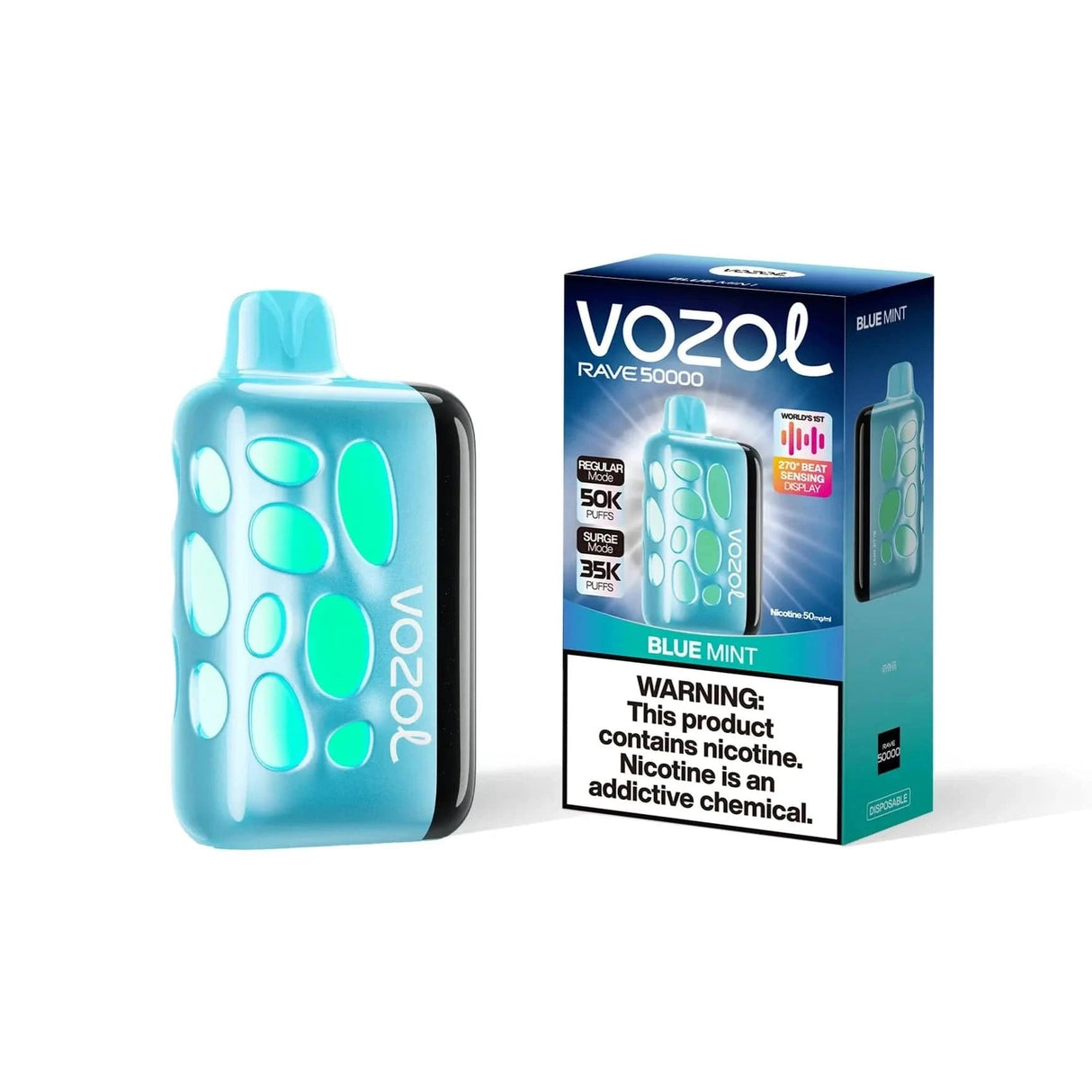 Vozol Rave Vape Disposable - 50,000 Puffs