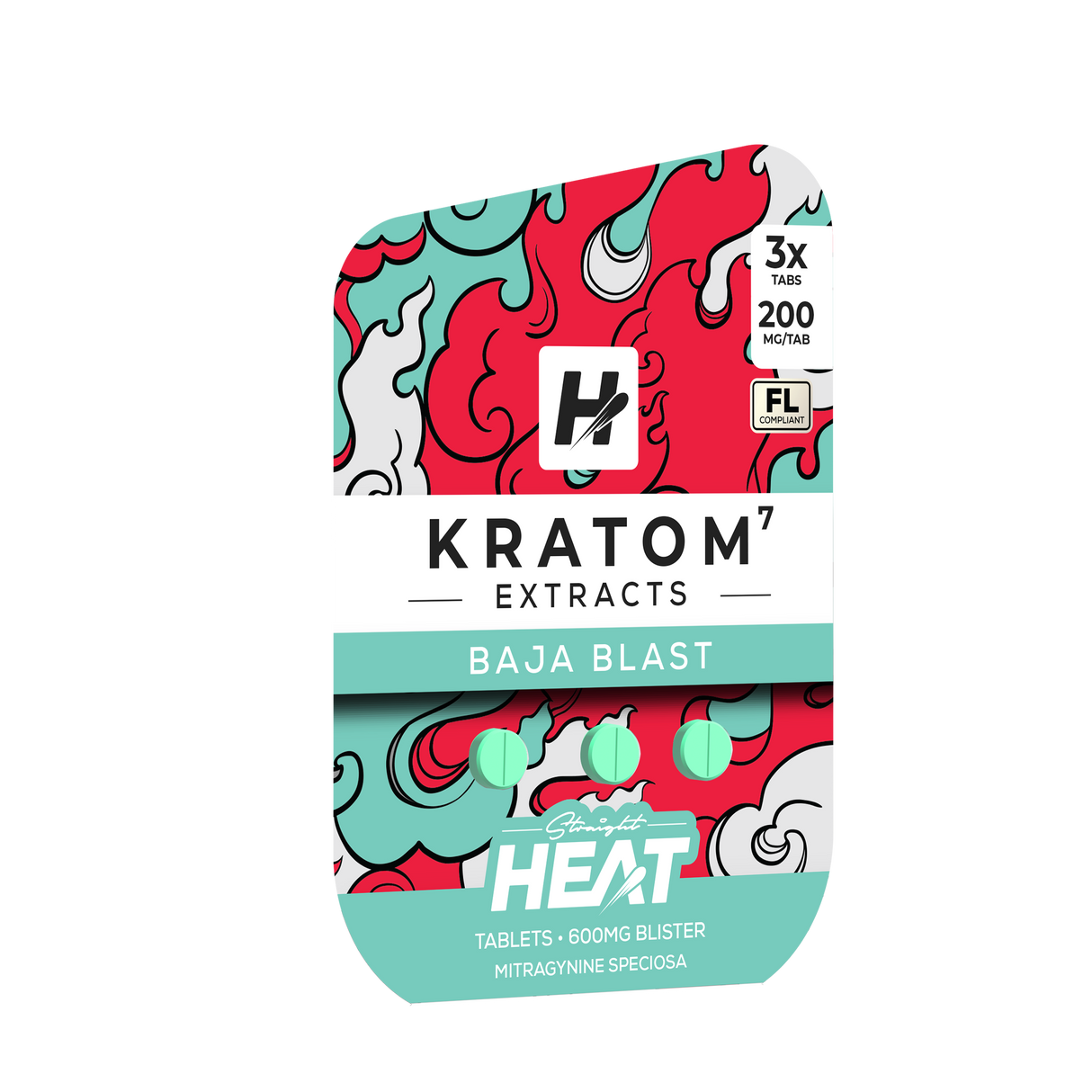 Straight Heat Kratom Extracts Tablets