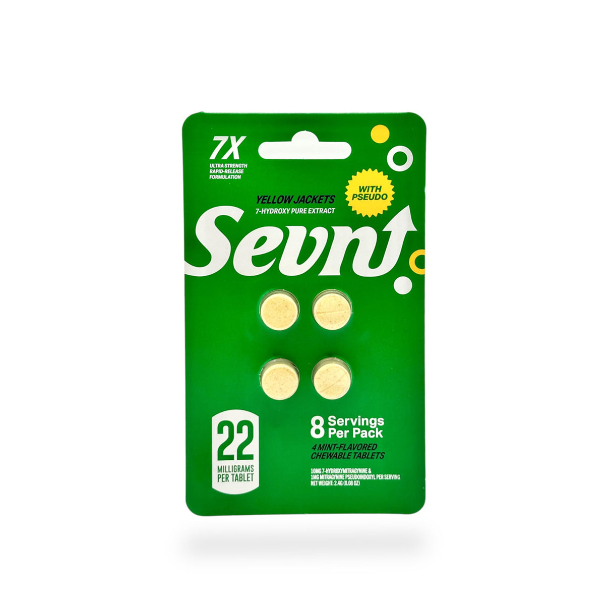 Sevn 7-Hydroxy Pure Extracts Chewable Tablets