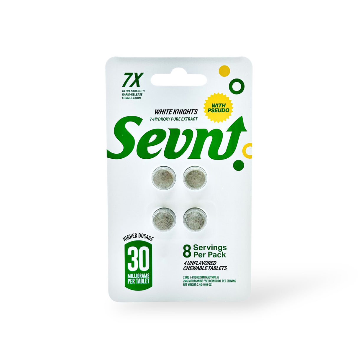 Sevn 7-Hydroxy Pure Extracts Chewable Tablets