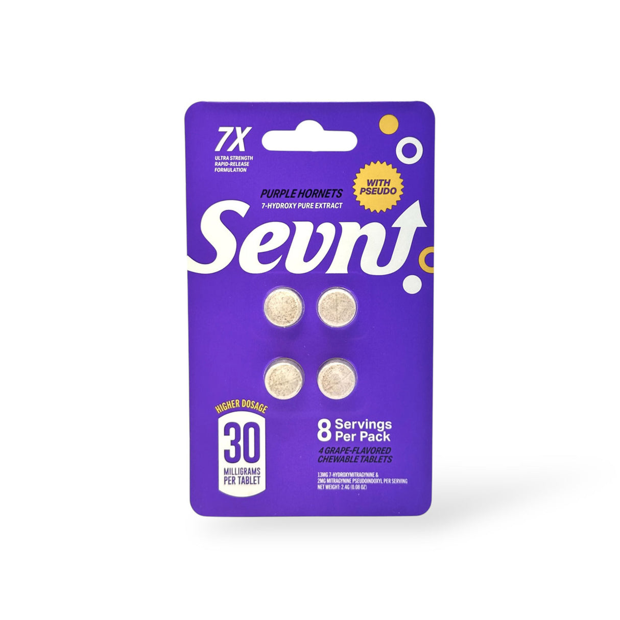 Sevn 7-Hydroxy Pure Extracts Chewable Tablets