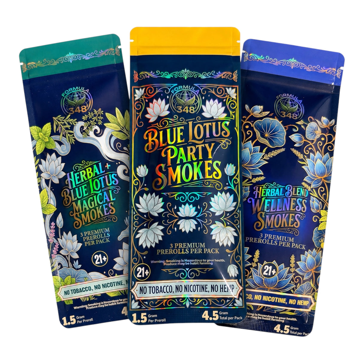 Formula 348 Blue Lotus Pre-Rolls - 4.5g