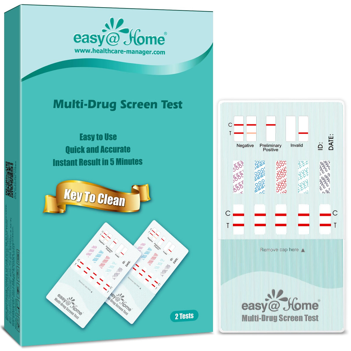 Easy@Home 5-Panel Drug Test Kit