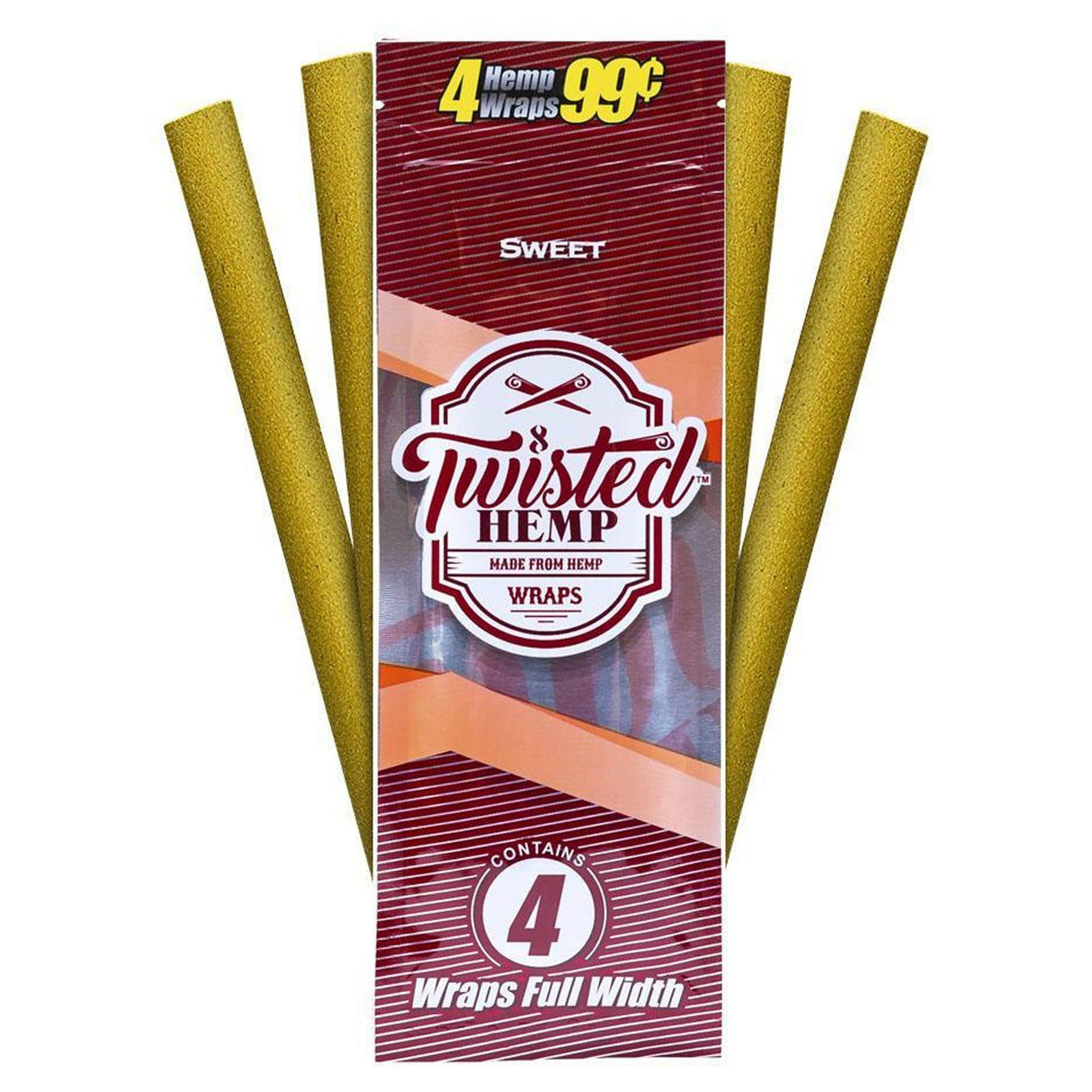 Twisted Hemp Wraps Full Width