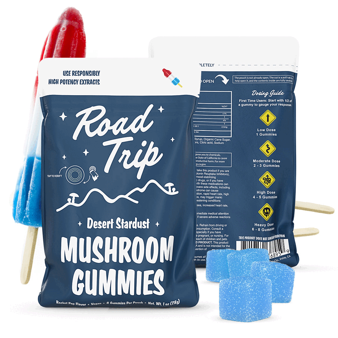 Road Trip Mushroom Desert Stardust Gummies