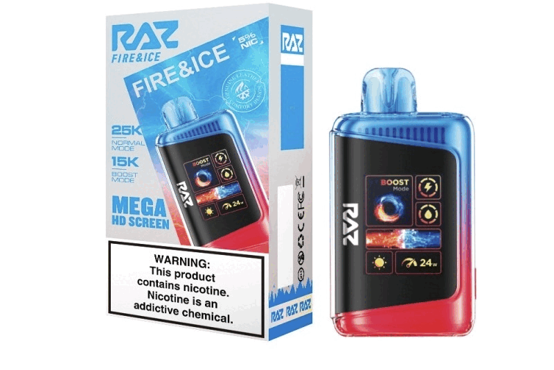 Raz LTX Mega HD Screen Disposable Vape - 25,000 Puffs