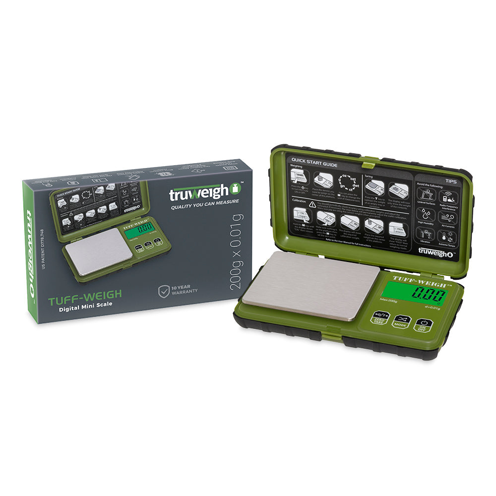 Truweigh Tuff-Weigh - Green - 200g x 0.01g