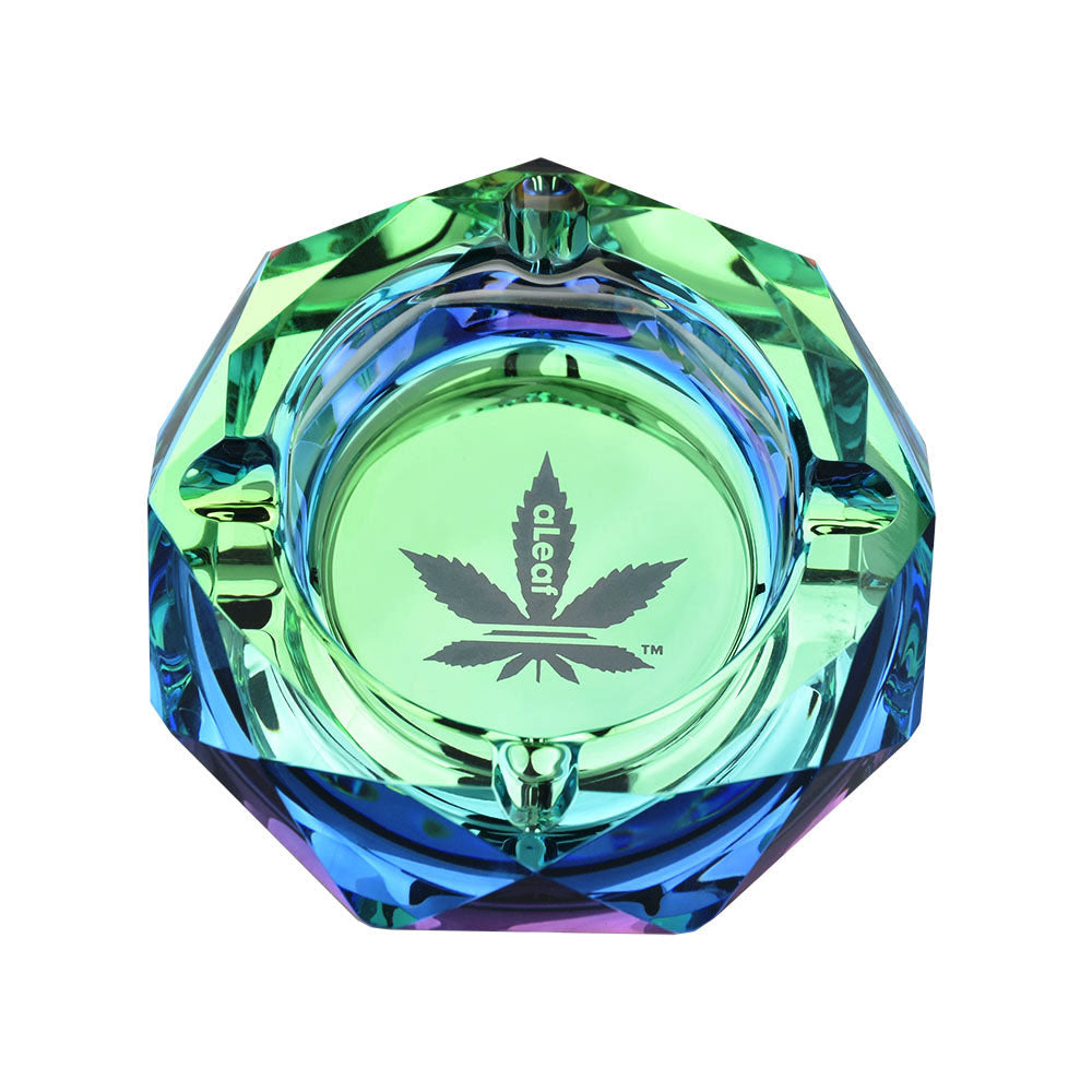 aleaf Diamond Glass Ashtray - 3.75