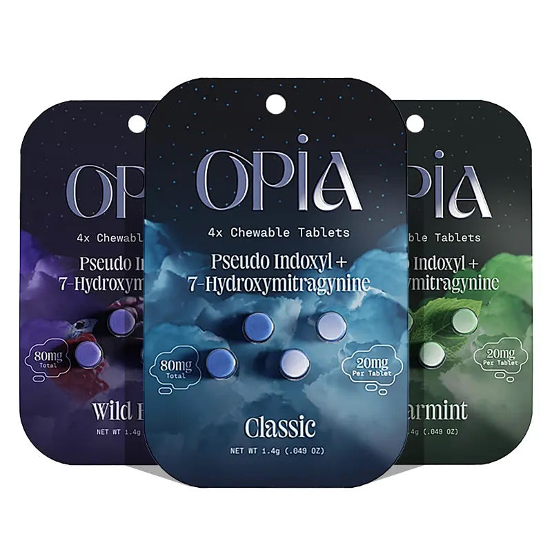 OPiA Pseudoindoxyl + 7-Hydroxymitragynine Chewable Tablets
