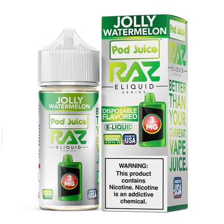 Pod Juice X Raz Nicotine E-Juice - 100ml