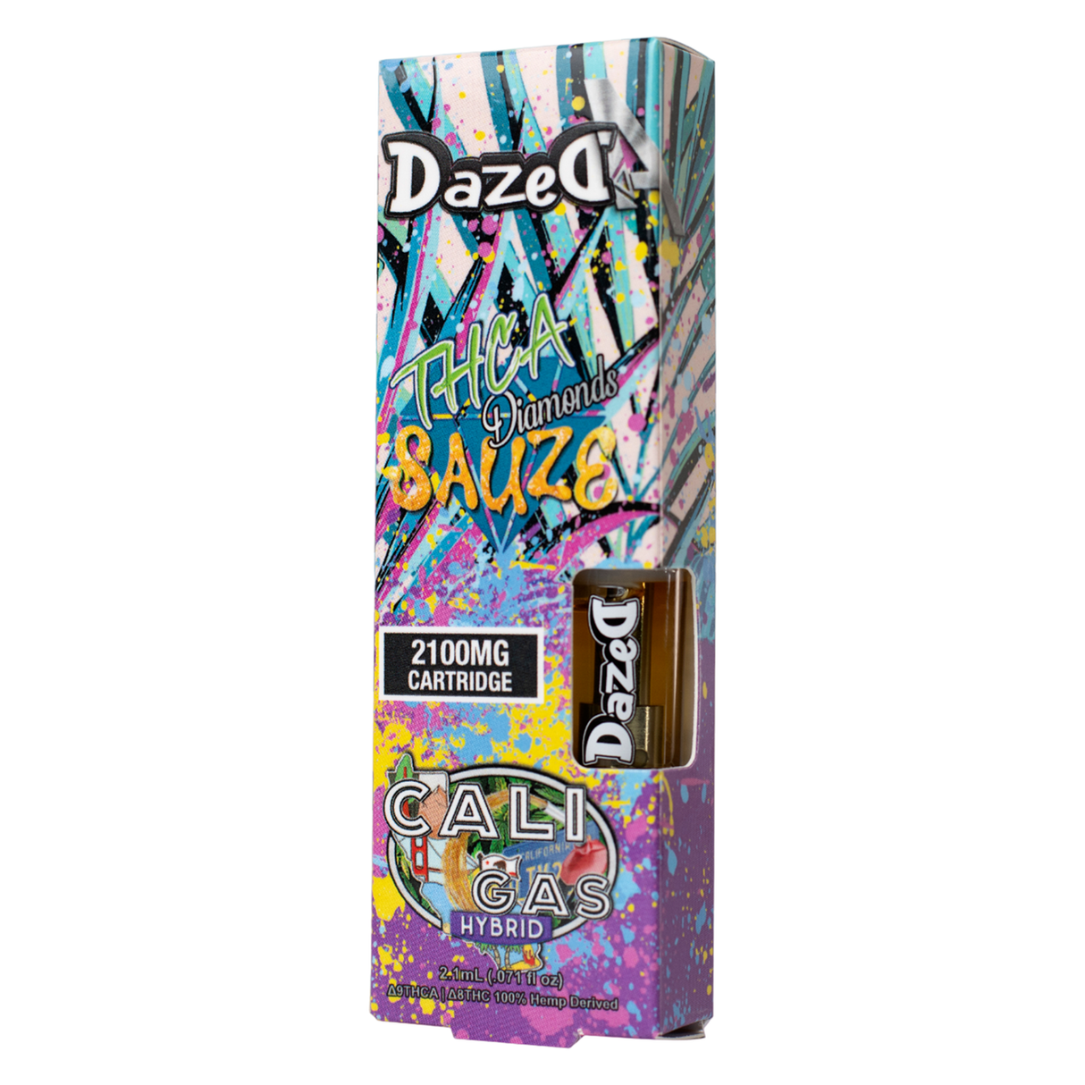 Dazed THCA Diamonds Sauze Cartridge - 2100MG