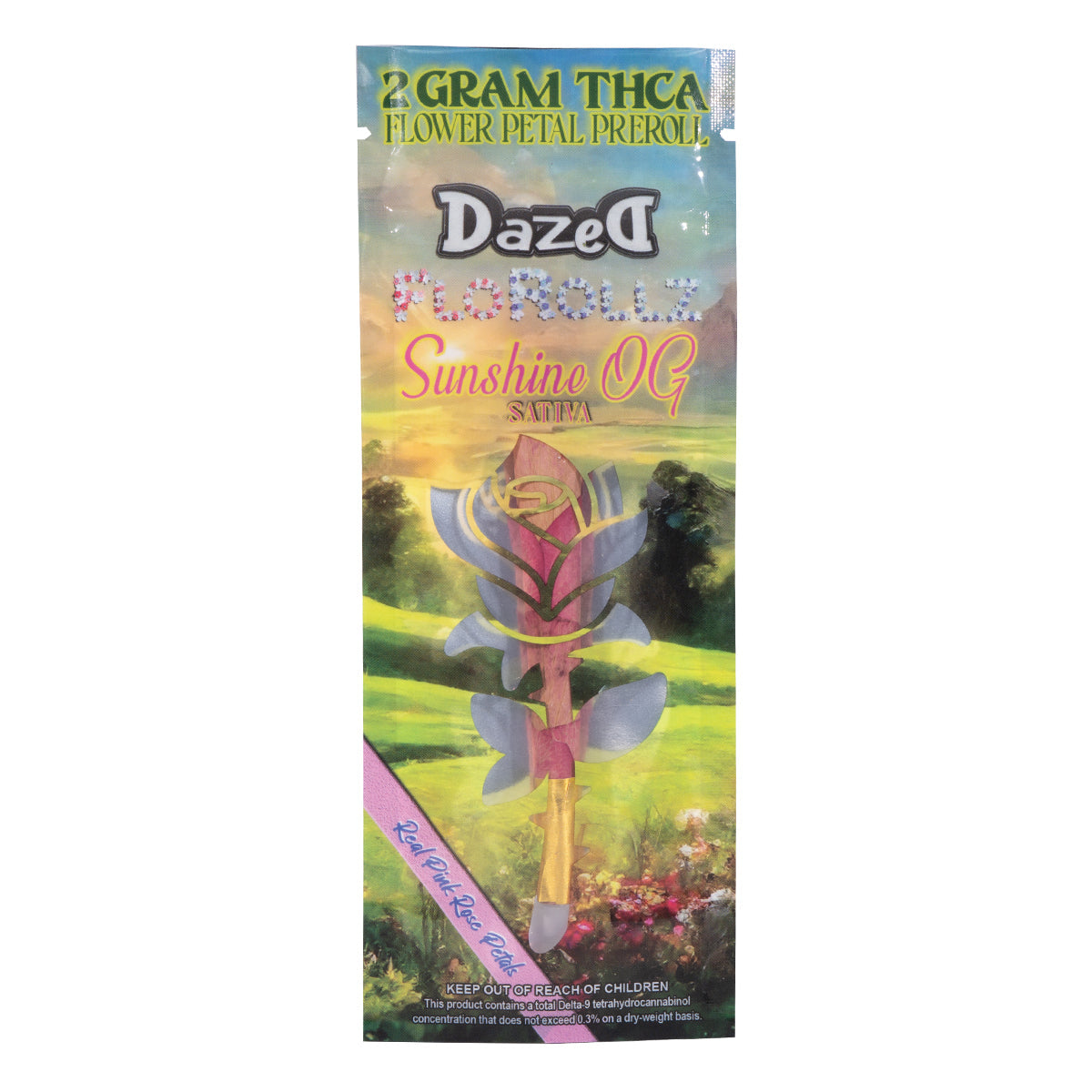 Dazed FloRollz THCA Flower Petal PreRolls - 2G