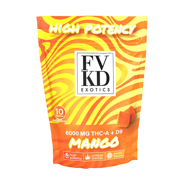 FVKD Exotics THC-A + Delta 9 Gummies - 6,000mg