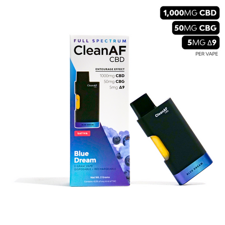 CleanAF CBD Full Spectrum THC Disposable - 2g