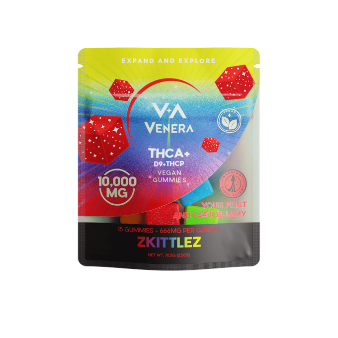 Venera THCA+D9+THCP Vegan Gummies - 10,000mg