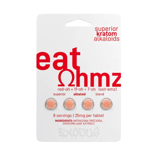 Eat OHMZ Kratom 7-Hydroxymitragynine Extract Tablets