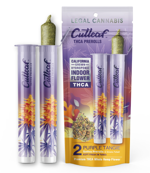 Cutleaf THCA Prerolls - California Indoor-Grown Hydroponic, 2g