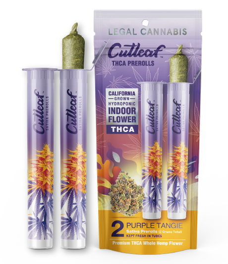 Cutleaf THCA Prerolls - California Indoor-Grown Hydroponic, 2g