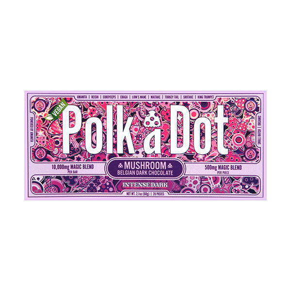 Polk A Dot Mushroom Blend Chocolate Bar - 10,000mg