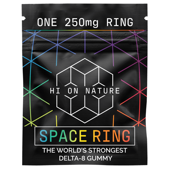 Hi On Nature Delta 8 Space Ring - 250mg