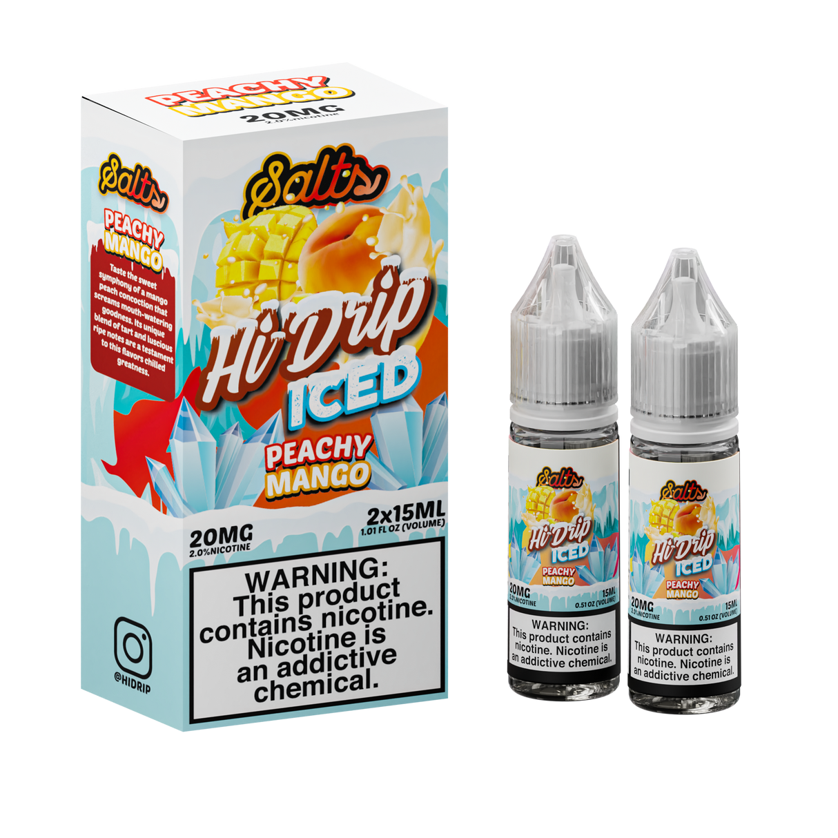 Hi Drip Salt Iced Nicotine E-Juice 30ML (20MG) (50MG)