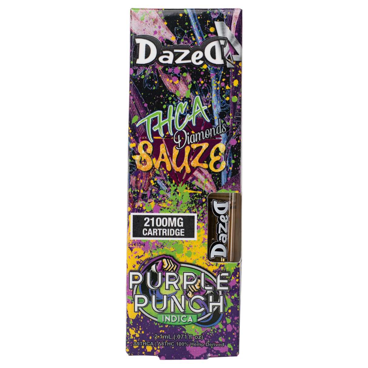 Dazed THCA Diamonds Sauze Cartridge - 2100MG