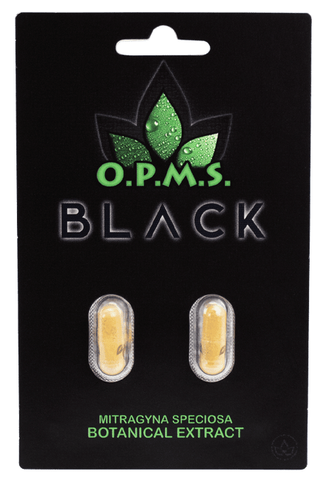 OPMS Kratom Mitragyna Speciosa Botanical Extract Capsules