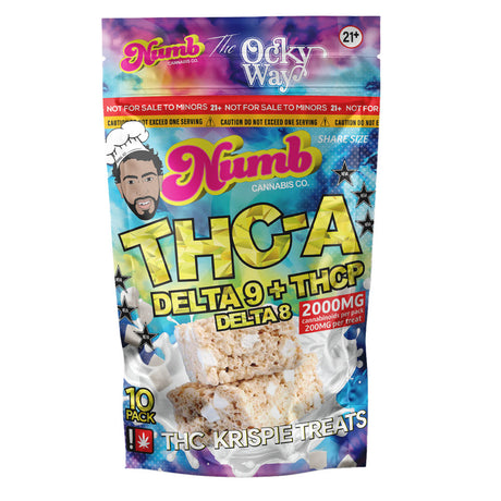 Numb Krispie Treats THC-A + Delta 9 + THCP - 2,000mg