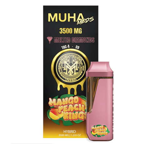 Muha Meds THC-A+Delta 9 Melted Diamonds Disposable - 3.5g