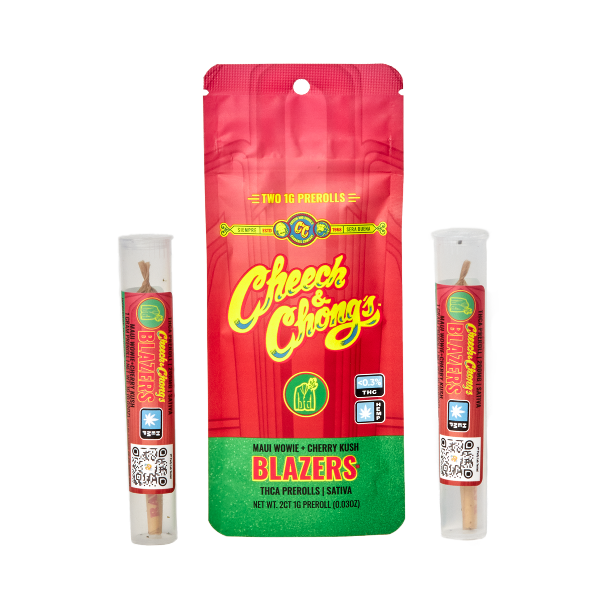 Cheech & Chong Blazzers THCA Pre-Rolls - 2g