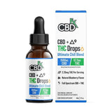 CBDfx Delta-9 THC Oil Drops+CBD: Ultimate Chill Blend