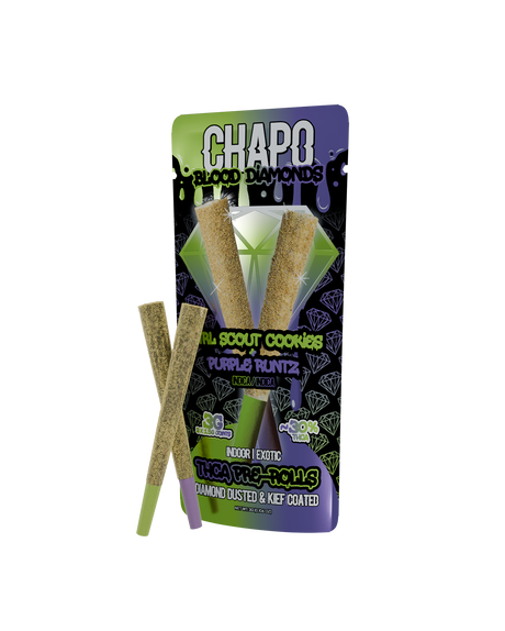 Chapo Blood Diamonds THCA Pre-Rolls - 3g