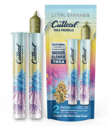 Cutleaf THCA Prerolls - California Indoor-Grown Hydroponic, 2g